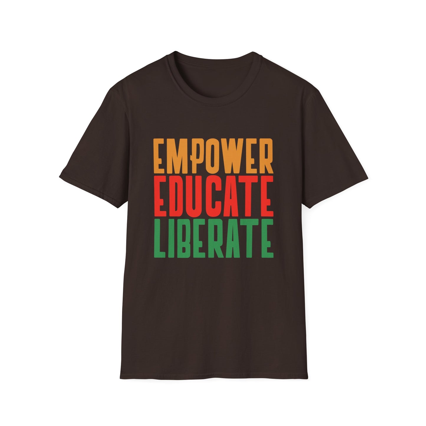 T-Shirt 'Empower, Educate, Liberate': Celebrando la Diversidad en Romero's | Men