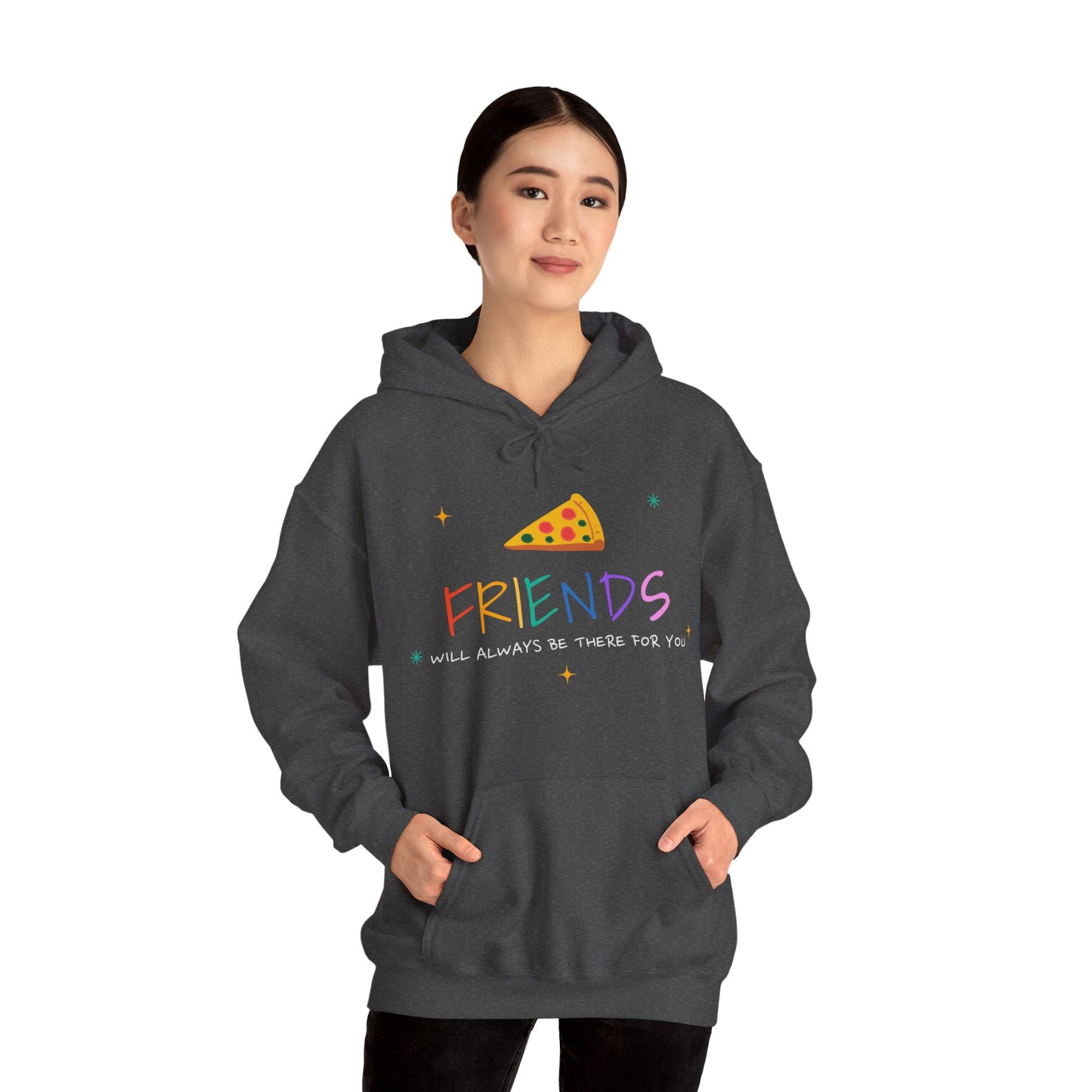 Switshirt con Capucha "Friends will always be there for you" - Woman