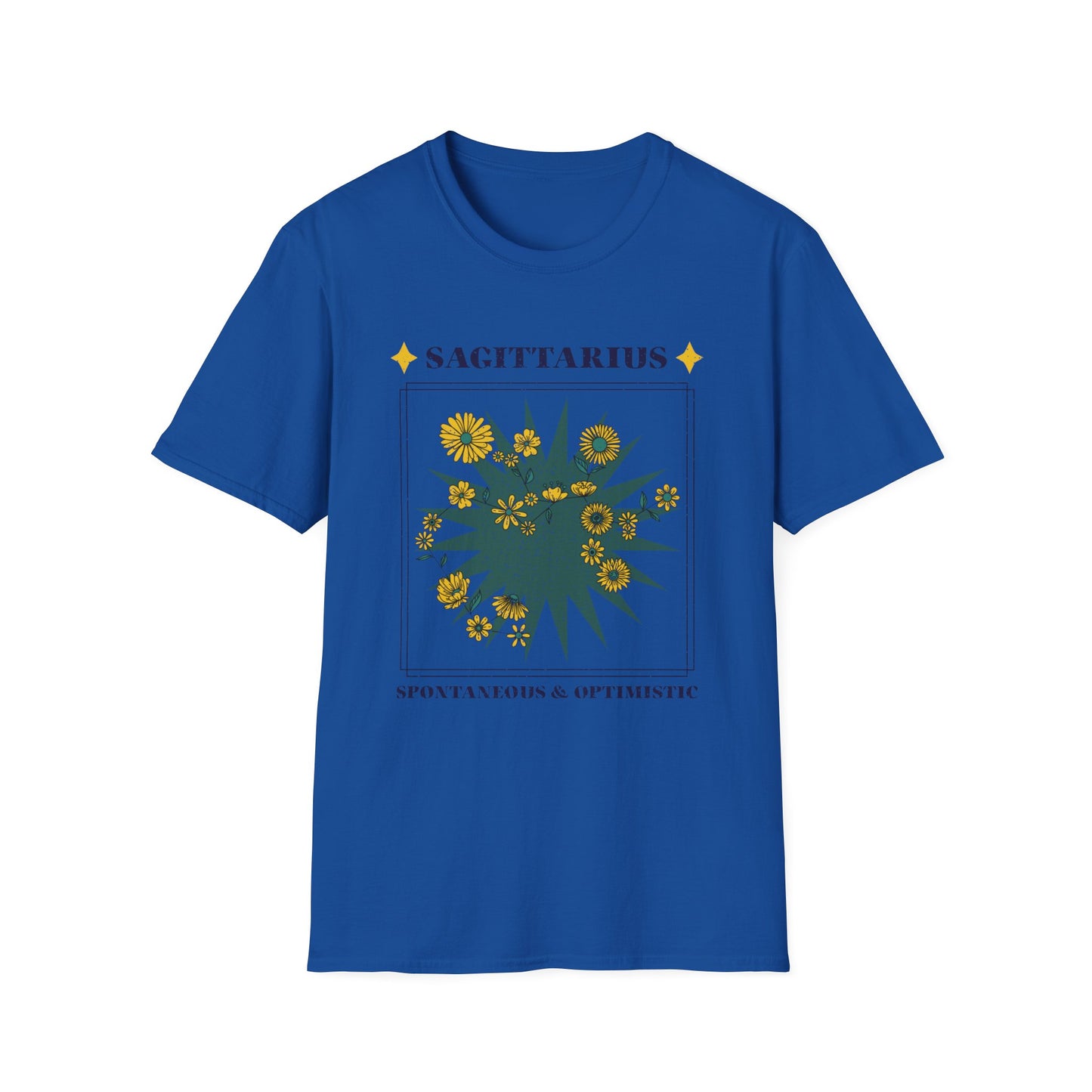 T-Shirt "Sagitário: Espontâneo e Otimista" - Mulher