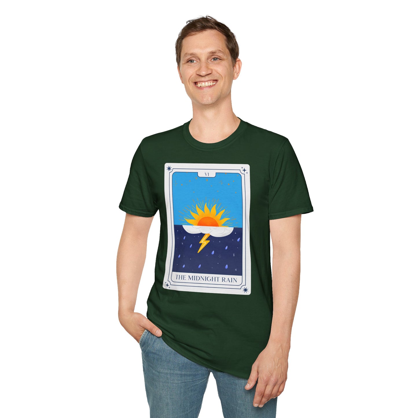 T-Shirt "Chuva da Meia-Noite" - Homem