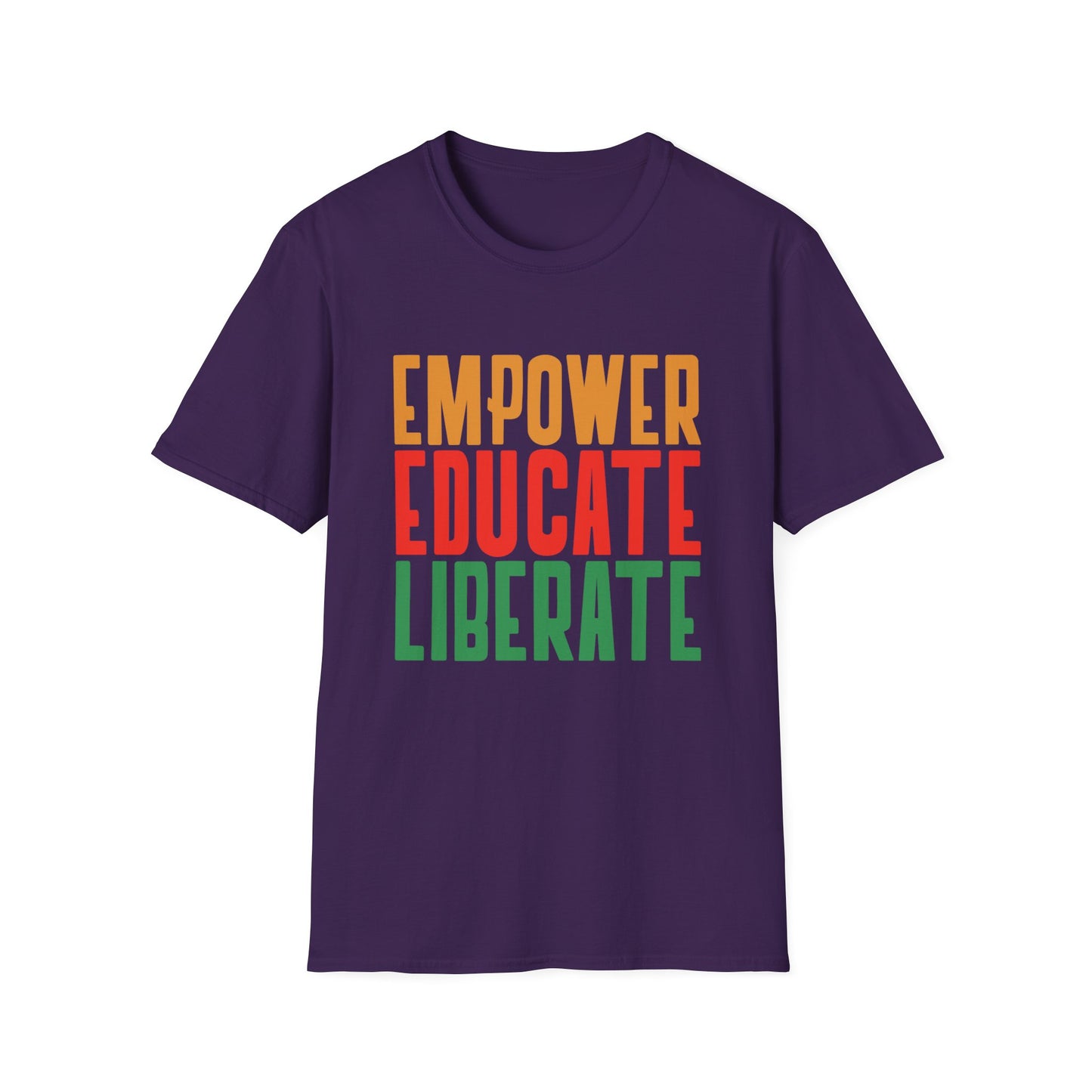 T-Shirt 'Empower, Educate, Liberate': Celebrando la Diversidad en Romero's | Men