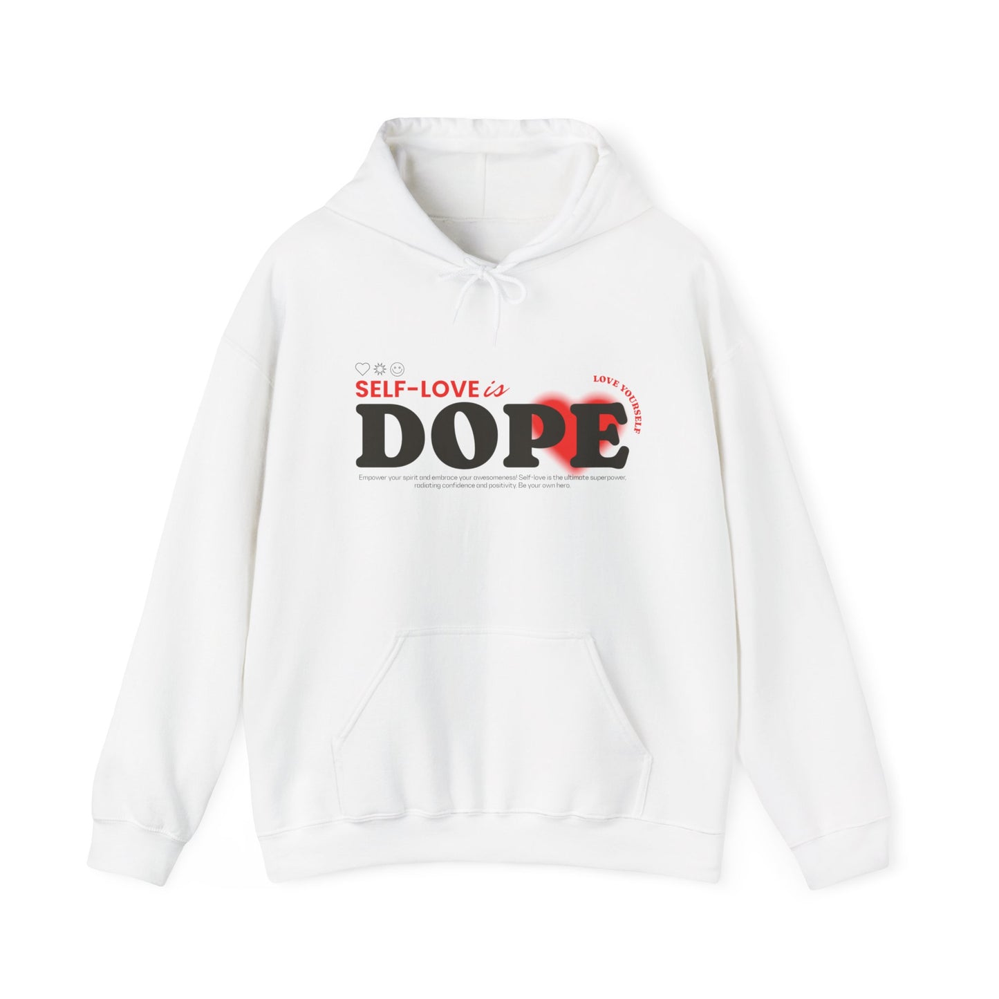 Sweatshirt con capucha "Self-love is Dope" - Women