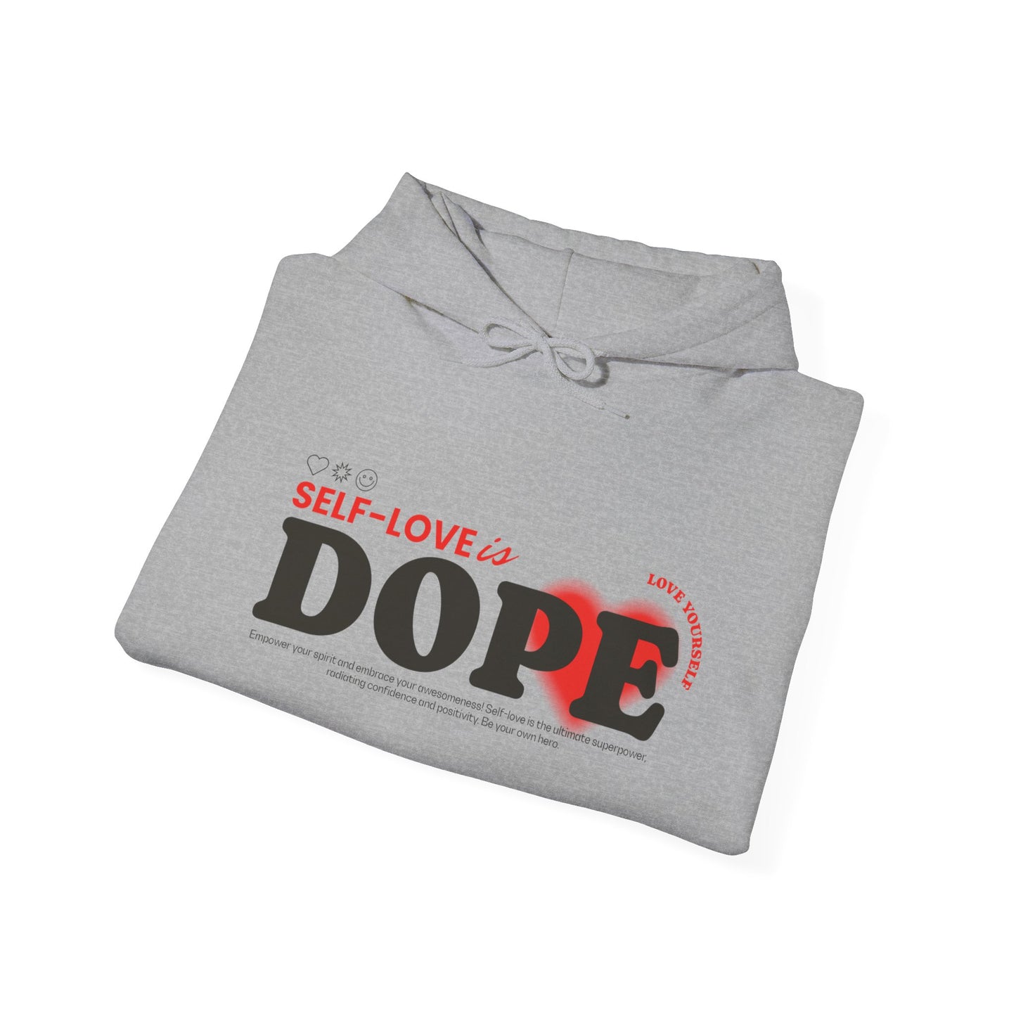 Sweatshirt con capucha "Self-love is Dope" - Women