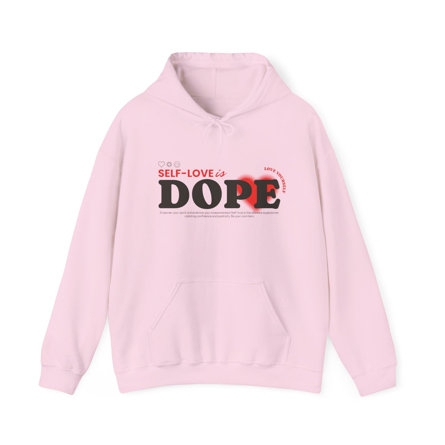 Sweatshirt con capucha "Self-love is Dope" - Women