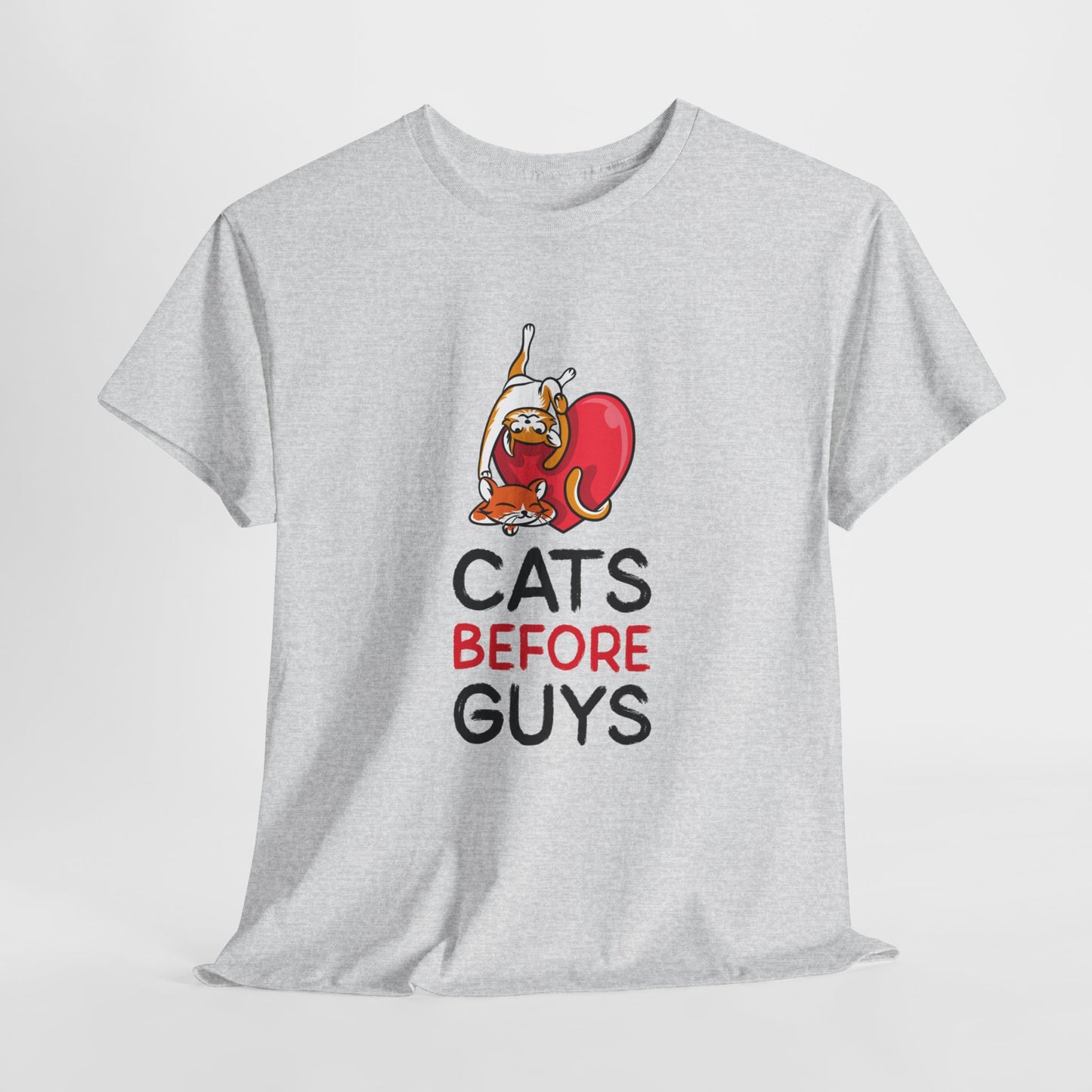Camiseta - "Cats Before Guys" - Mulher - Romero's