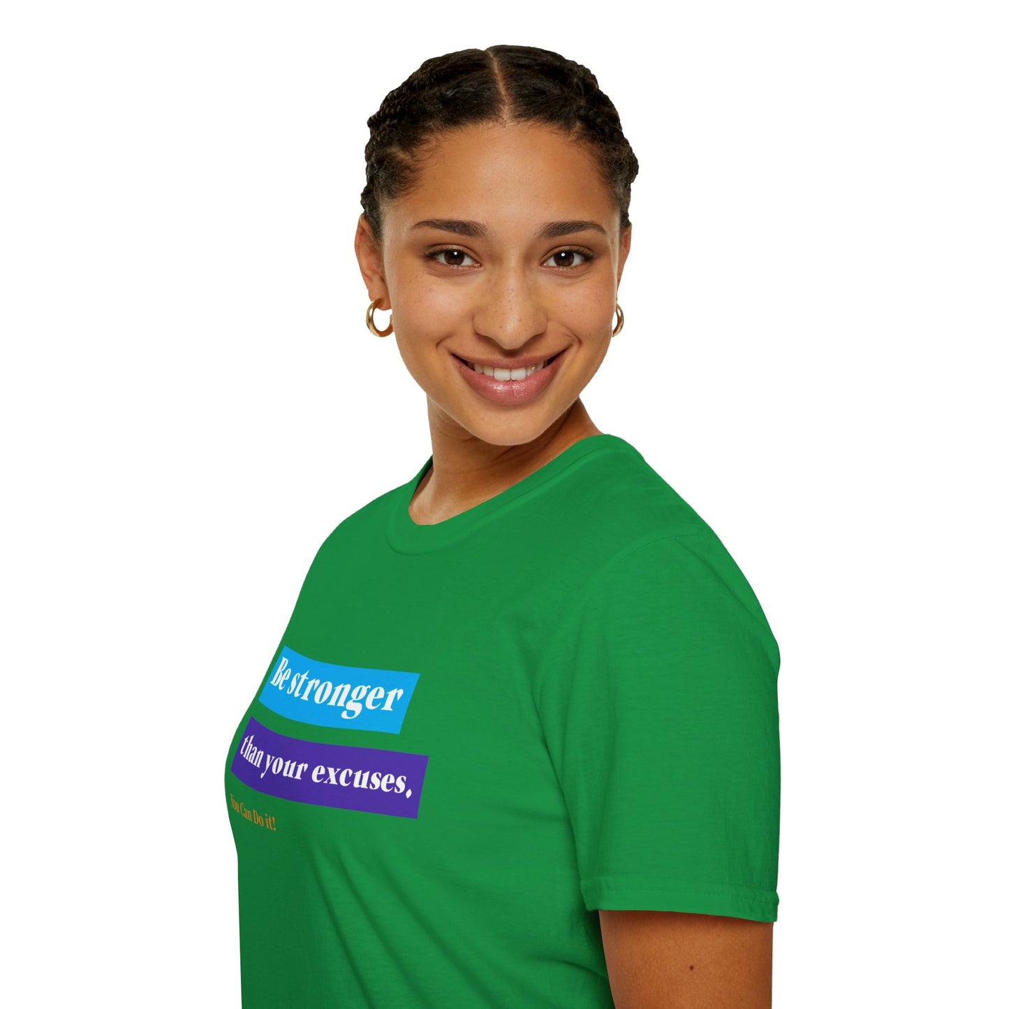 "T-shirt 'Be Stronger than Your Excuses' | Man | Romero's: Estilo con Intención"