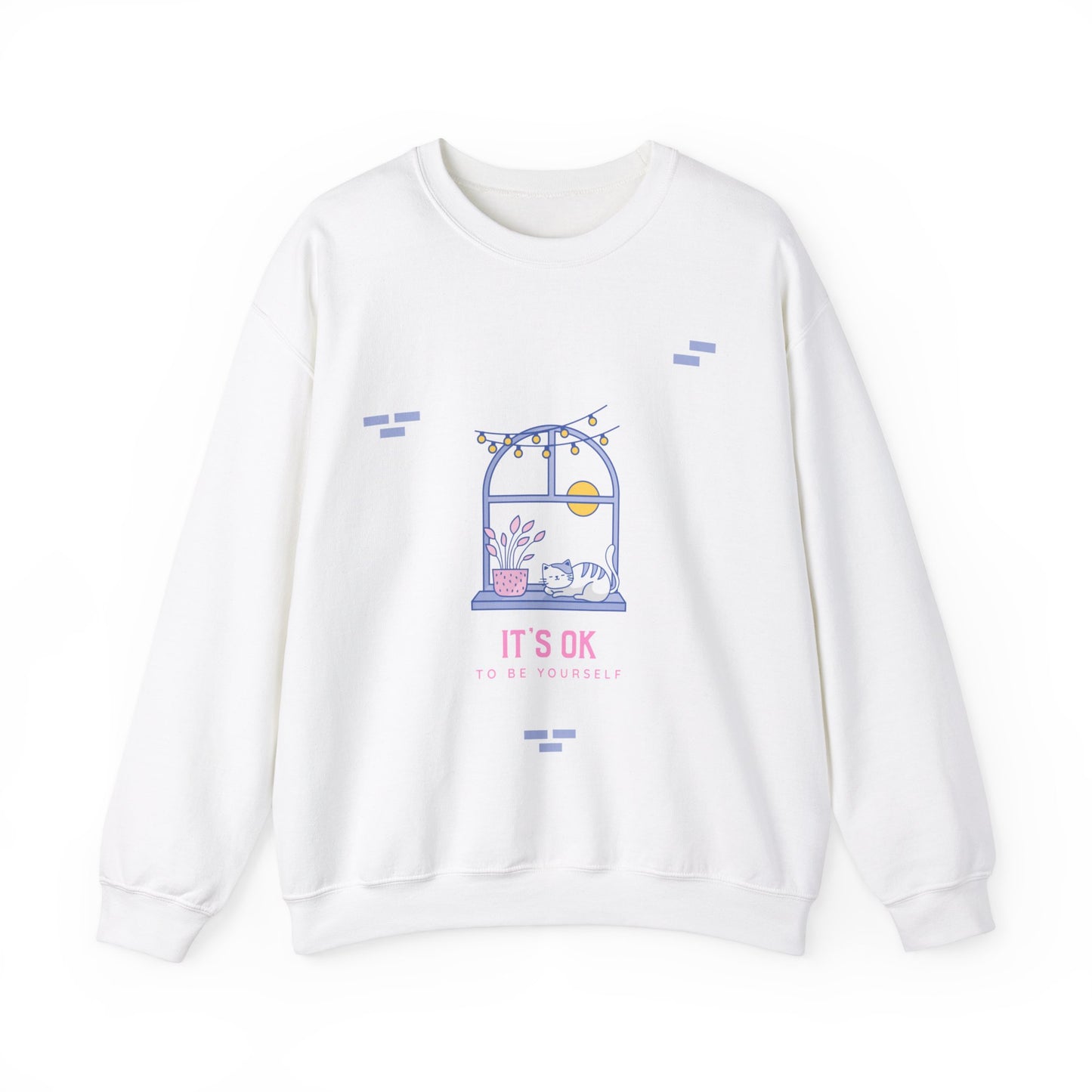 Sweatshirt "It's ok to be Yourself" - Woman