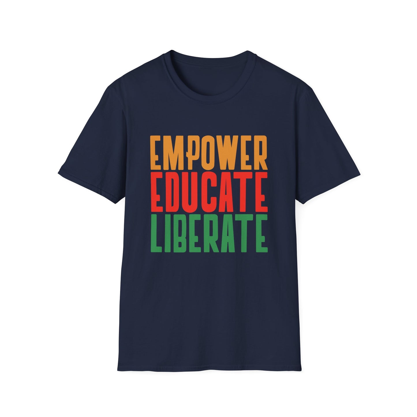 T-Shirt 'Empower, Educate, Liberate': Celebrando la Diversidad en Romero's | Men