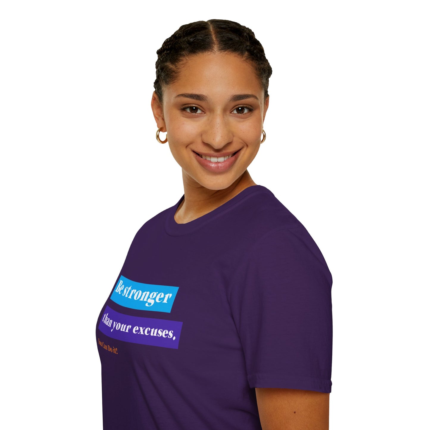 "T-shirt 'Be Stronger than Your Excuses' | Man | Romero's: Estilo con Intención"