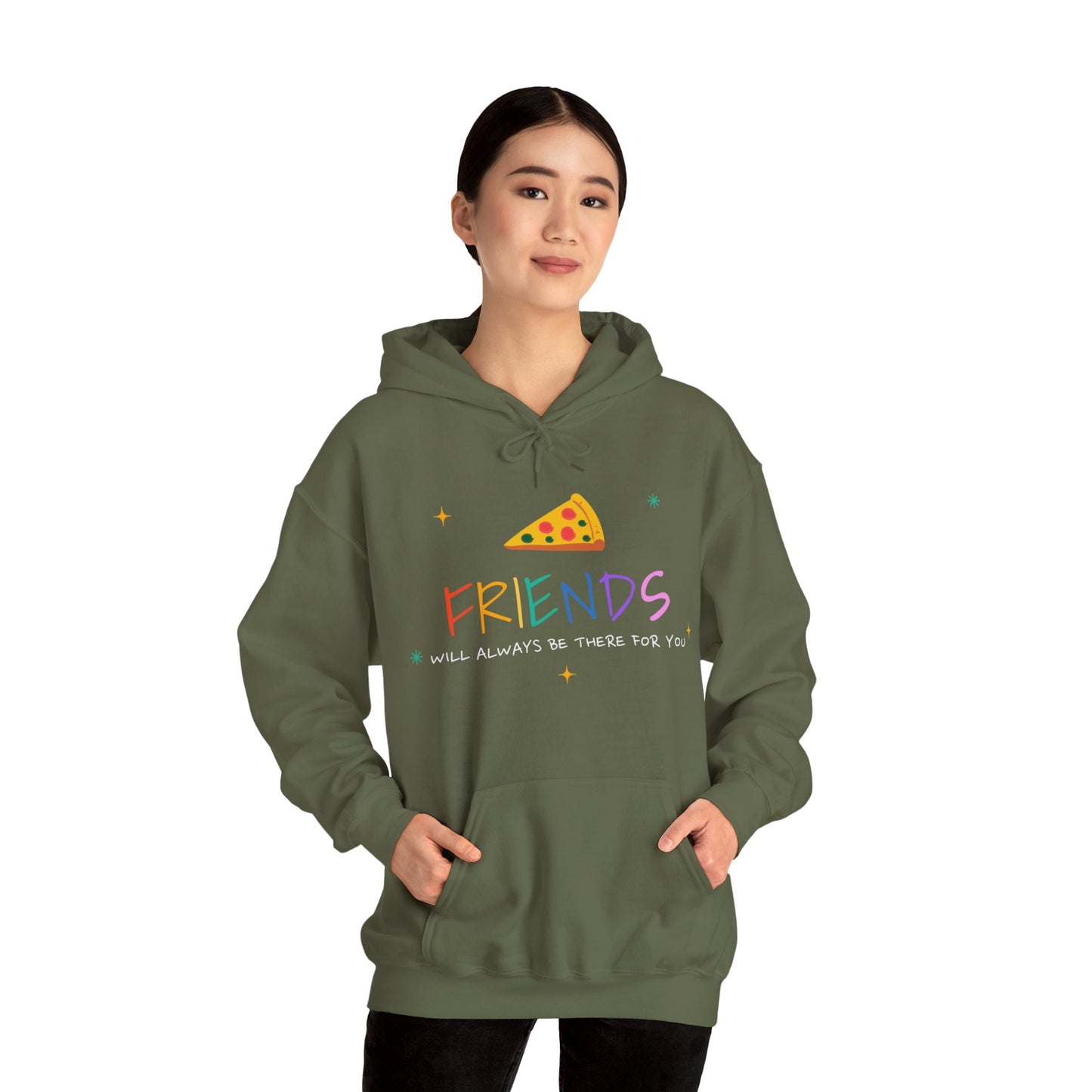 Switshirt con Capucha "Friends will always be there for you" - Woman