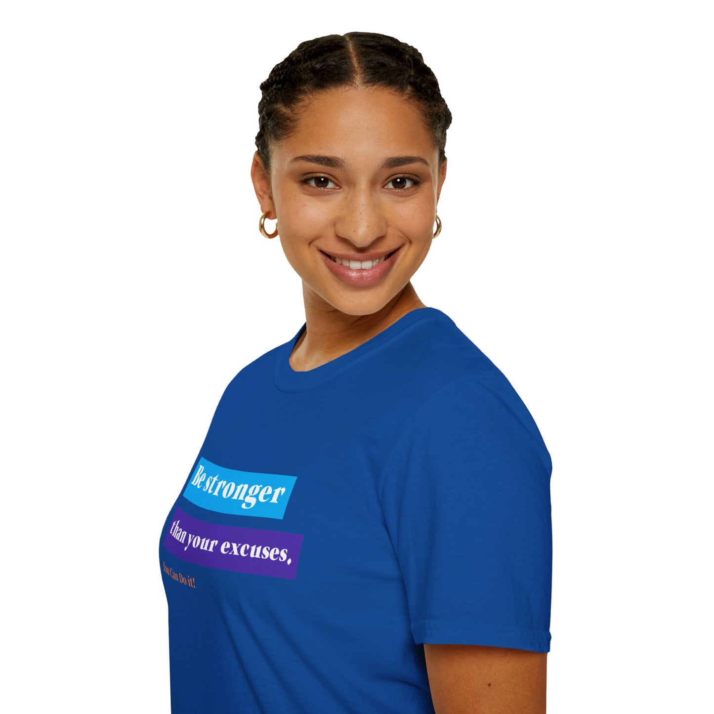 "T-shirt 'Be Stronger than Your Excuses' | Man | Romero's: Estilo con Intención"
