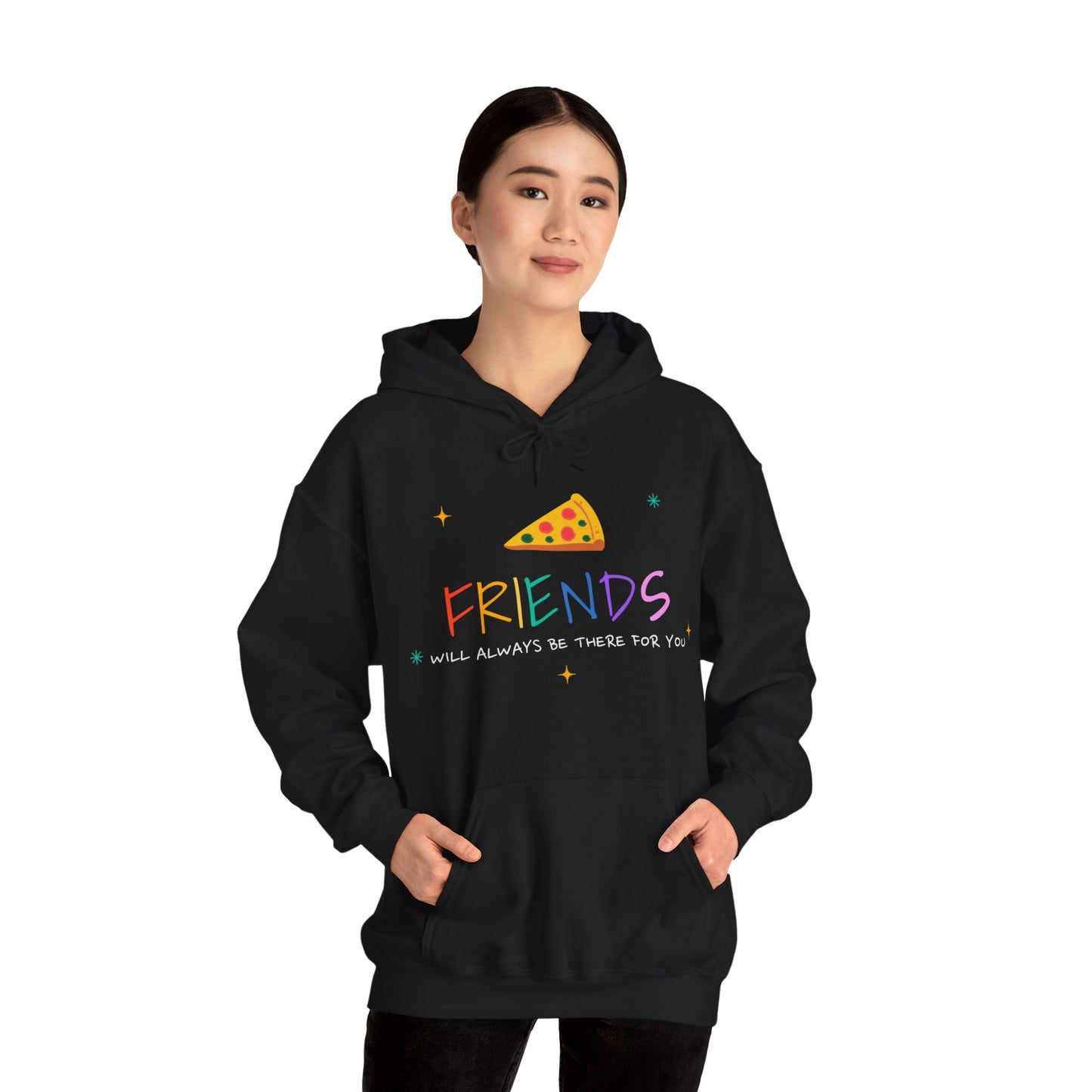 Switshirt con Capucha "Friends will always be there for you" - Woman