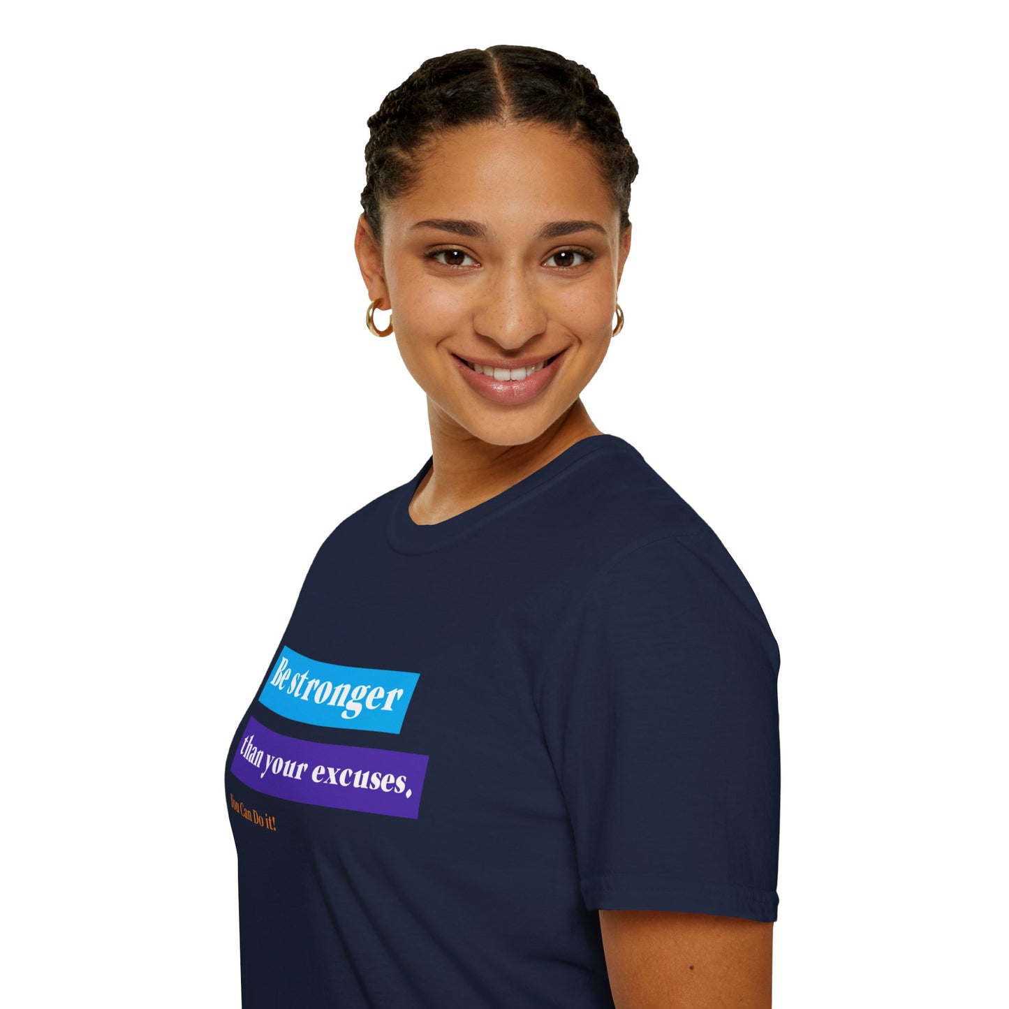 "T-shirt 'Be Stronger than Your Excuses' | Man | Romero's: Estilo con Intención"