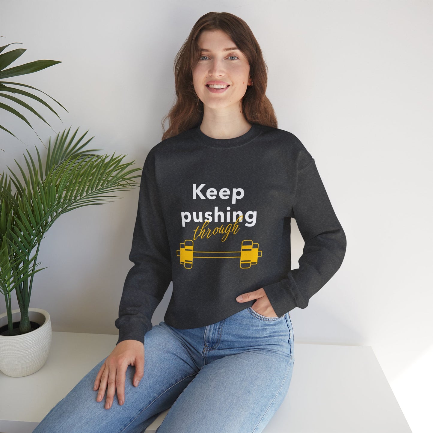Sweatshirt "Keep pushing trough" - Man