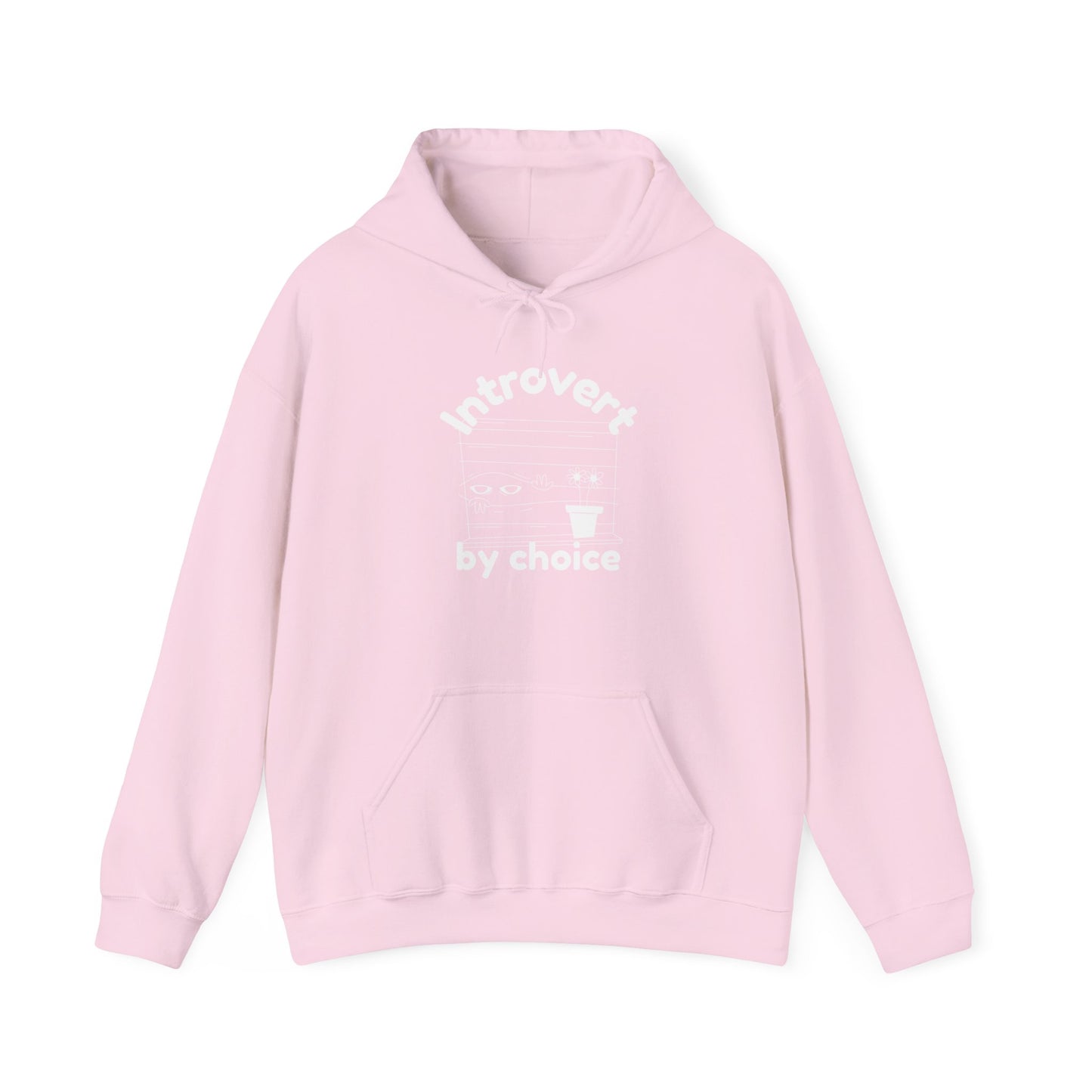 Sweatshirt con Capucha "Introvert by choice" - Man