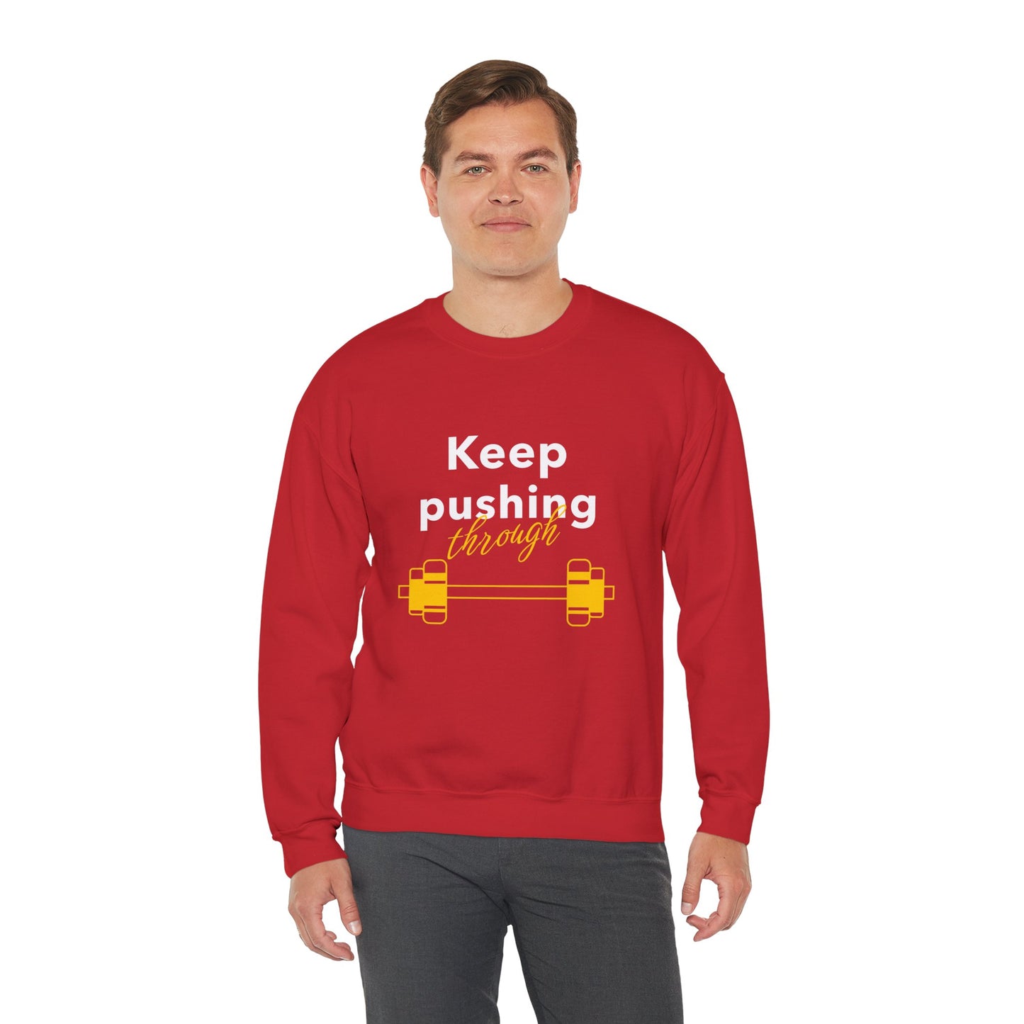 Sweatshirt "Keep pushing trough" - Man