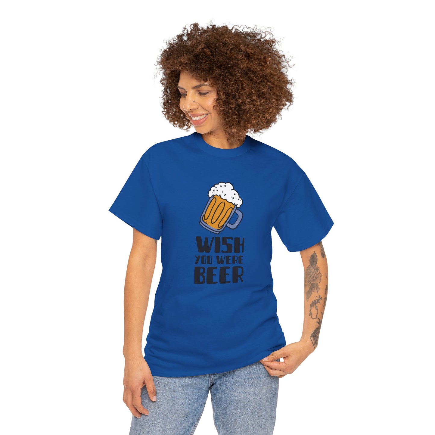 "Wish You Were Beer" Women's T-Shirt - Playful Tee