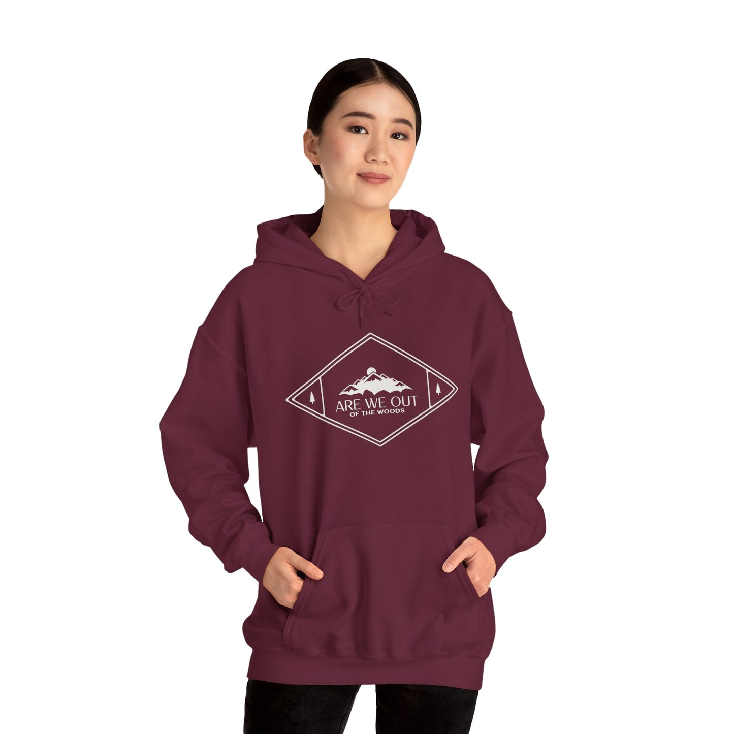 Sweatshirt com Capuz "Estamos fora de perigo" - Mulher