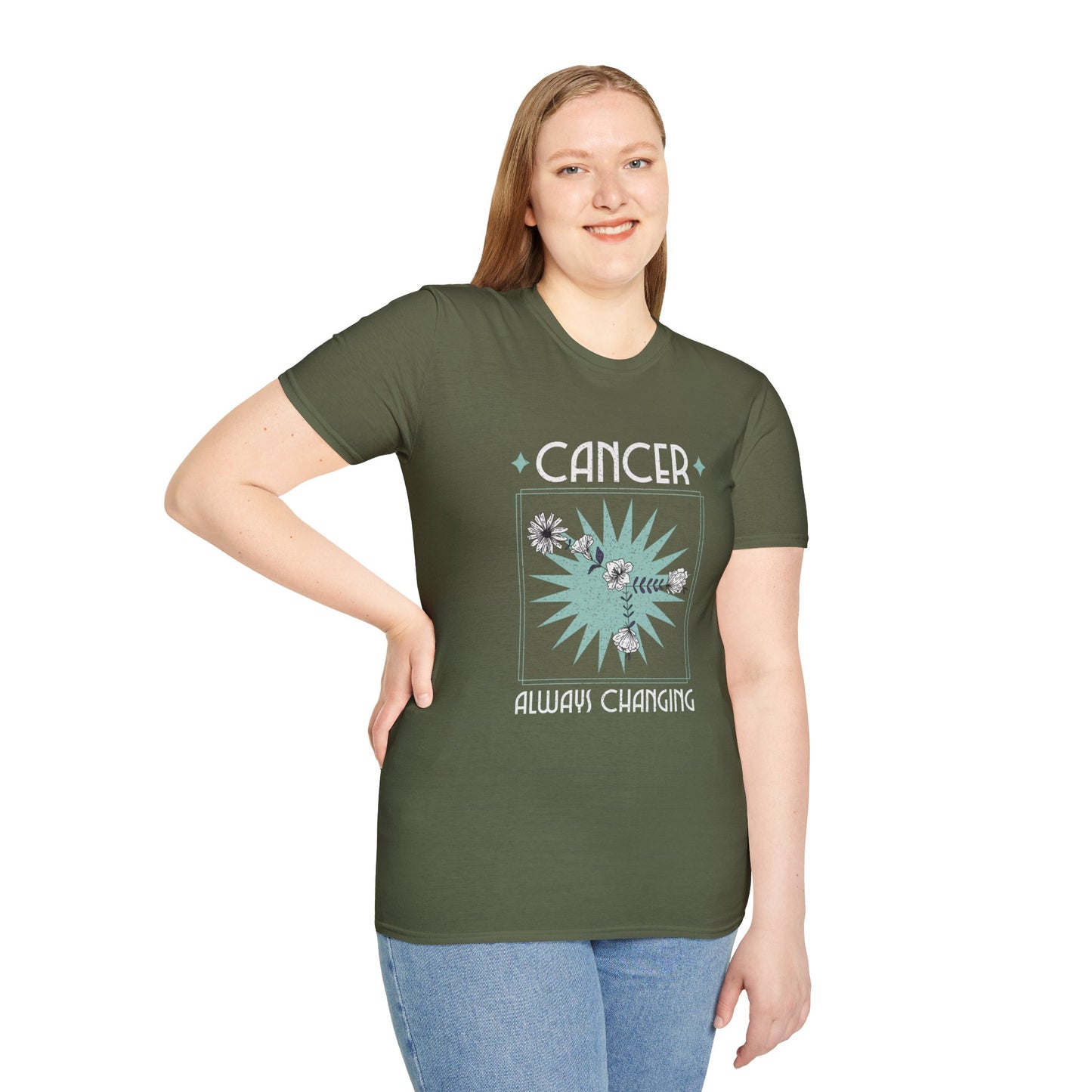 T-Shirt "Câncer: Sempre Mudando" - Mulher