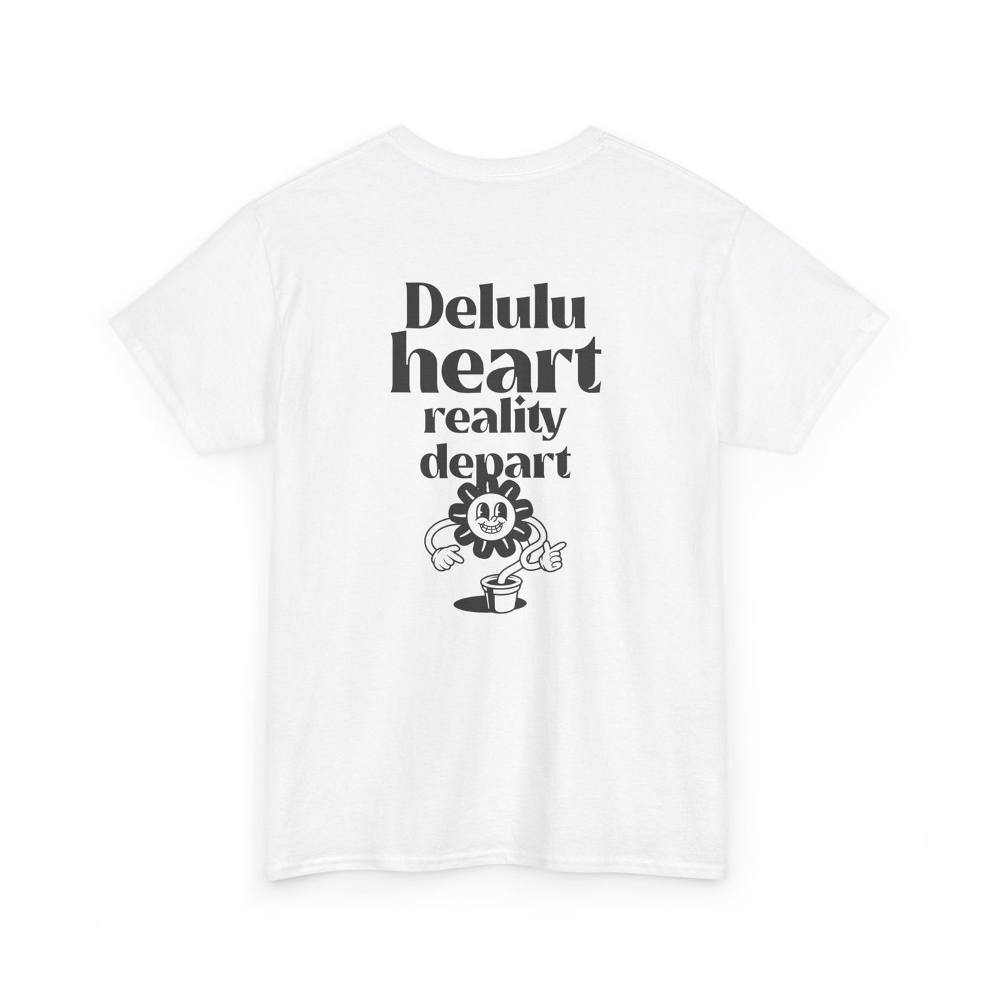 Camiseta -"Delulu Heart, Reality Depart" - Masculino - Romero's