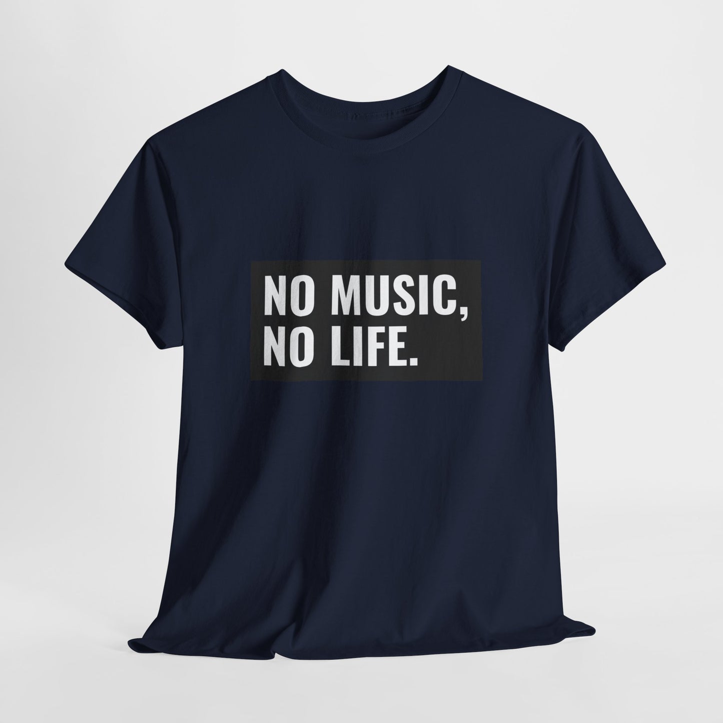 T-shirt - "Nenhuma música, nenhuma vida" | Homens | Romero