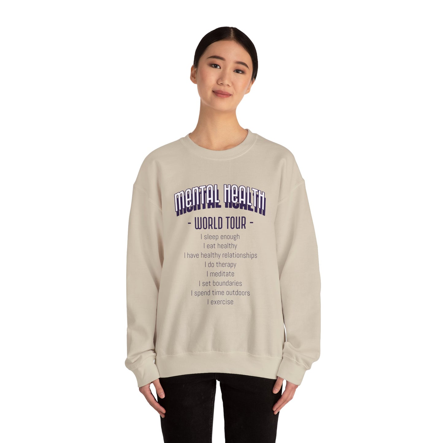 Sweatshirt  'Mental Health World Tour' | Women | Romero's: Estilo con Intención"