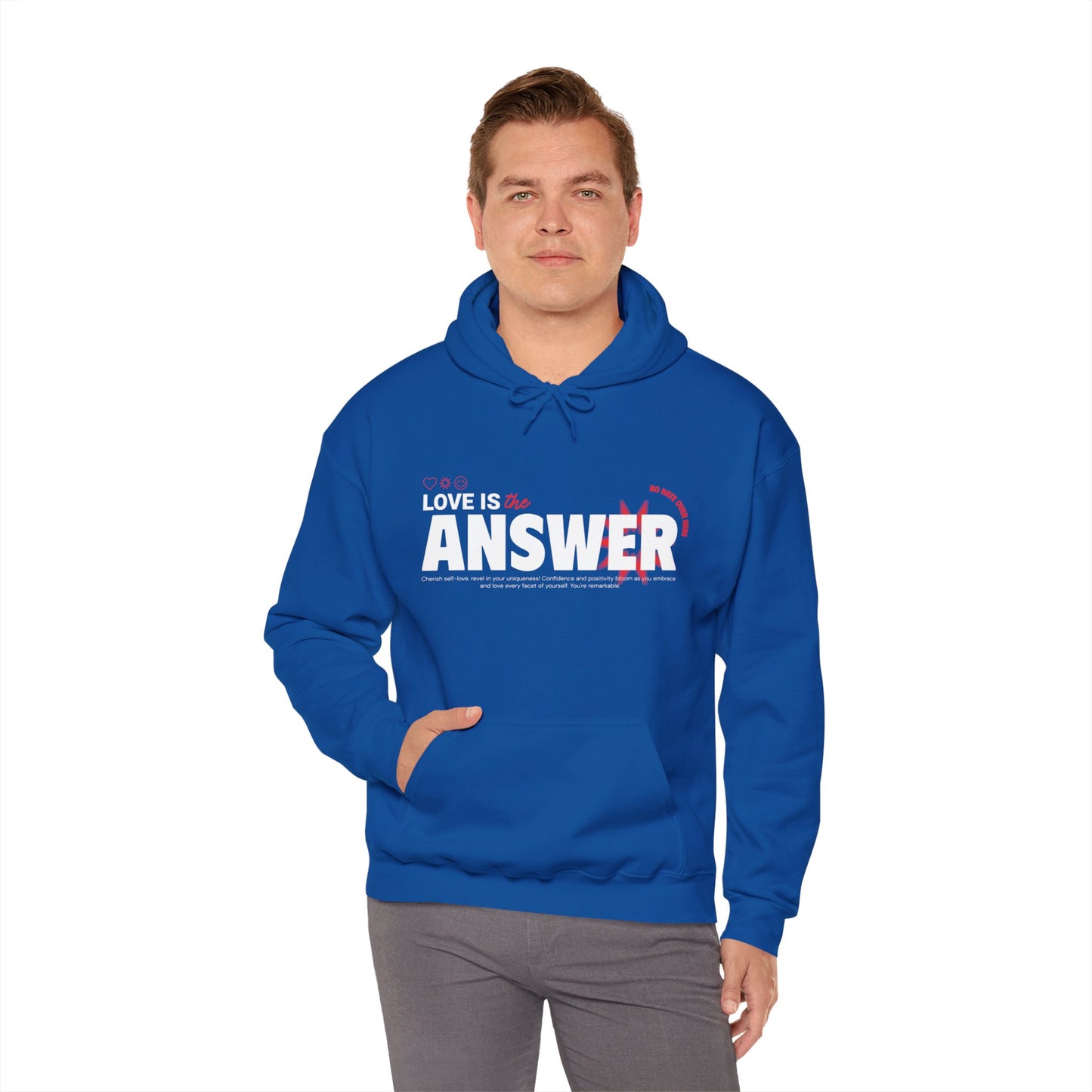 Sweatshirt "Love is the answer" - Man