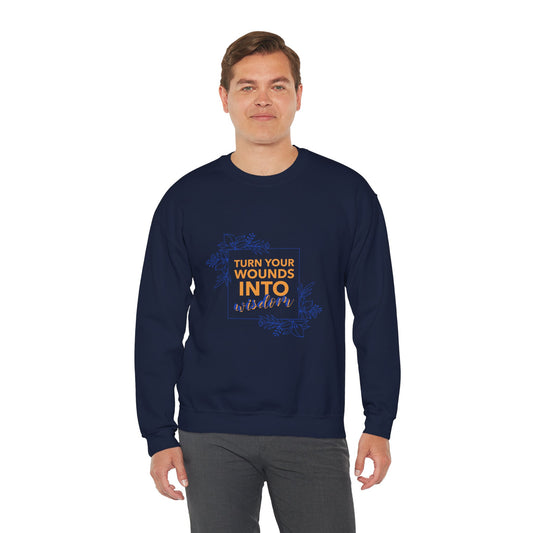 Sweatshirt 'Turn Your Wounds into Wisdom' | Men | Romero's: Style with Intent"