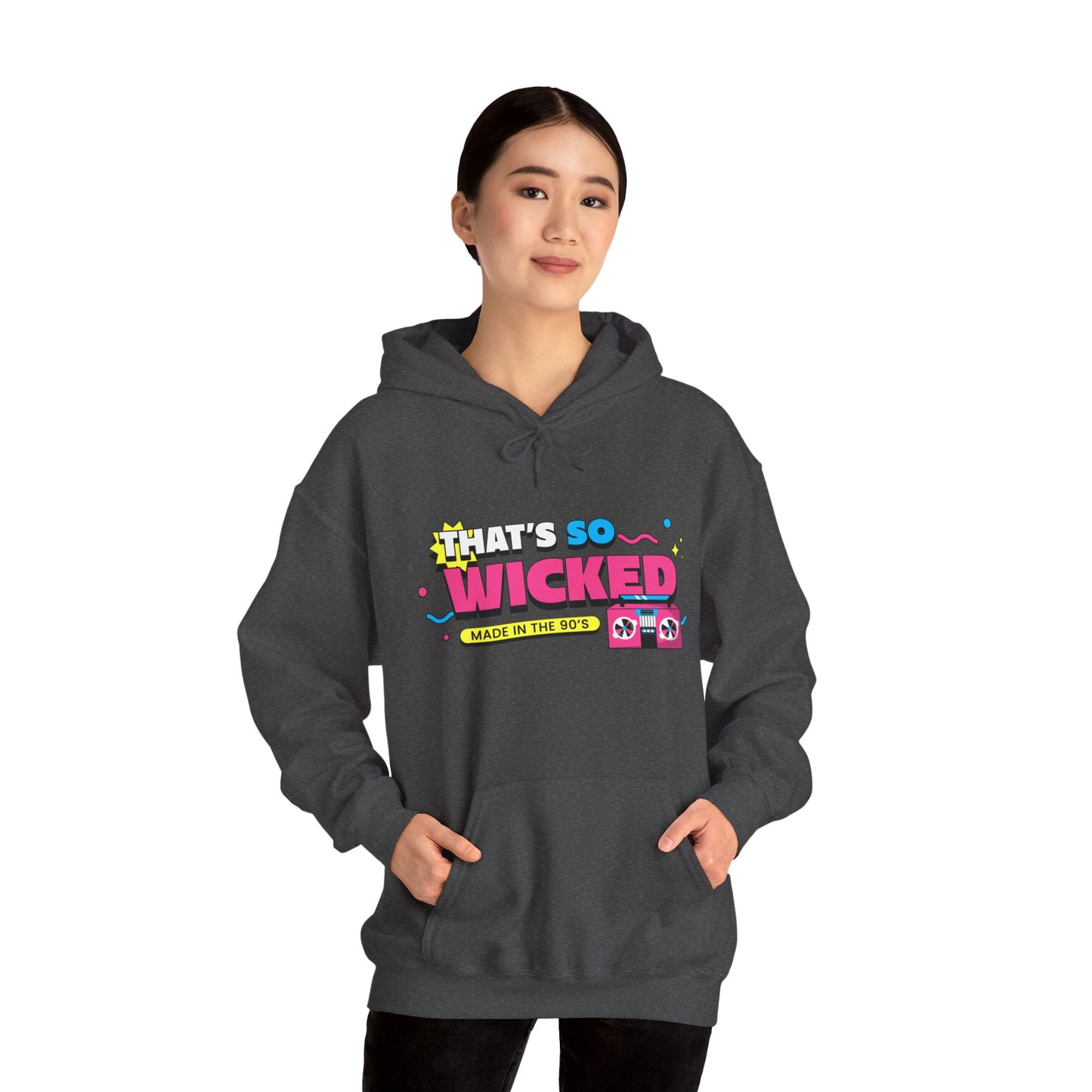 Sweatshirt com Capuz "90's Kid" - Mulher