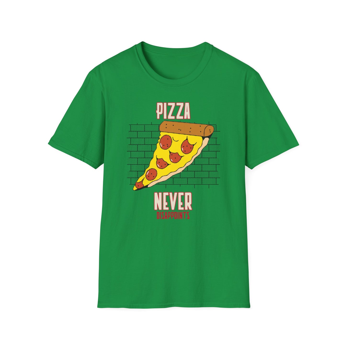 T-shirt "Pizza Never Disappoints" - Men