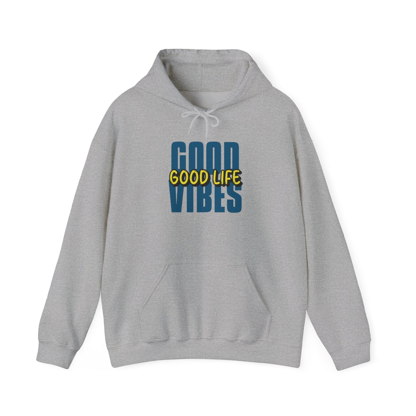 Sweatshirt con capucha "Good Vibes, Good Life" - Woman