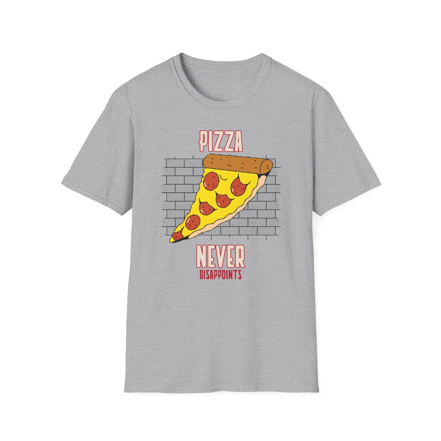 T-shirt "Pizza Never Disappoints" - Men