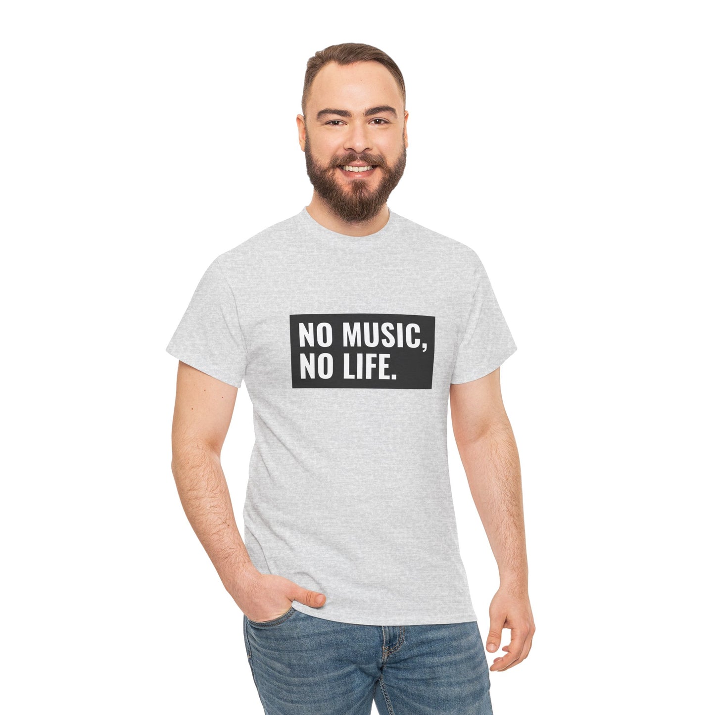 T-shirt - "Nenhuma música, nenhuma vida" | Homens | Romero