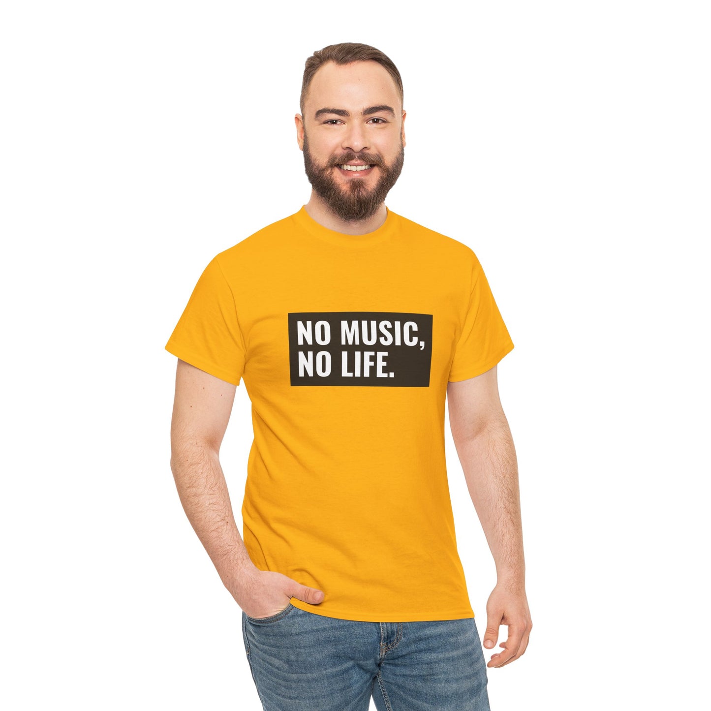 T-shirt - "Nenhuma música, nenhuma vida" | Homens | Romero