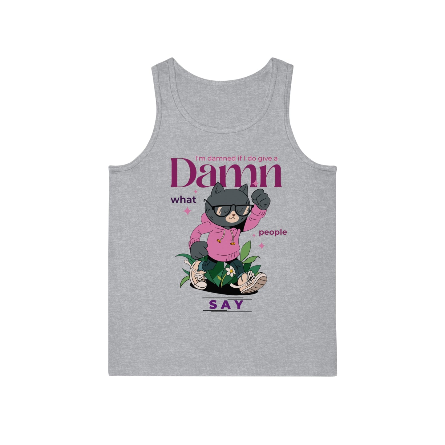 Softstyle™ "I'm Damned if I Do Give a Damn" Tank Top - Taylor's Edition 