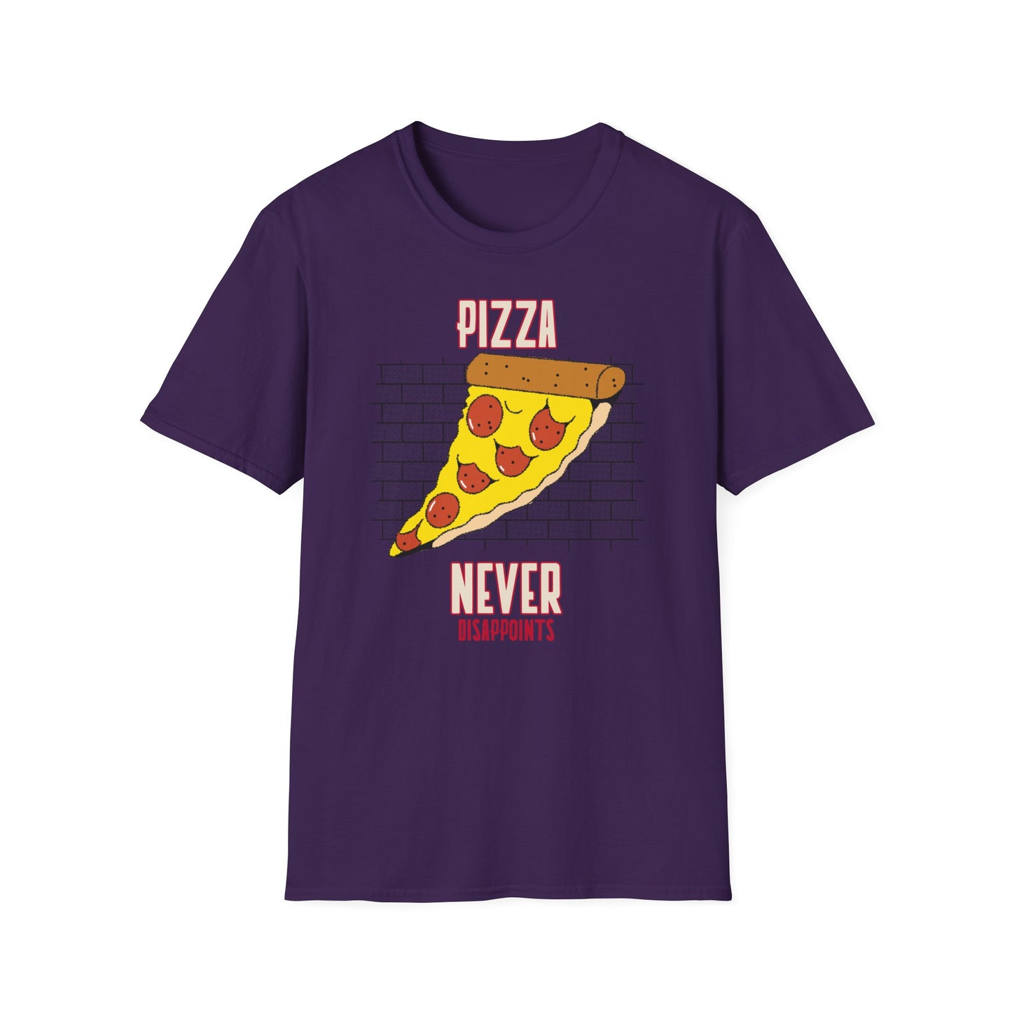 T-shirt "Pizza Never Disappoints" - Women