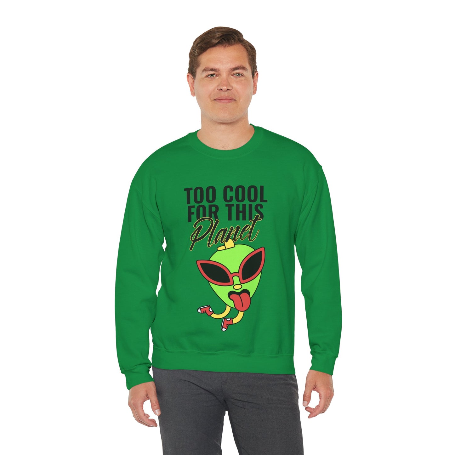 Sweatshirt "Too Cool for this Planet" - Homem