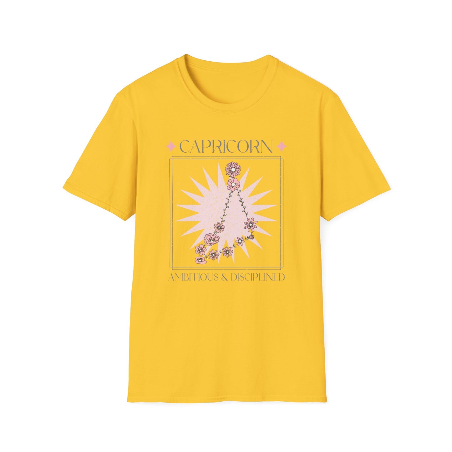 T-Shirt "Capricorn: Ambitious & Disciplined" - Women