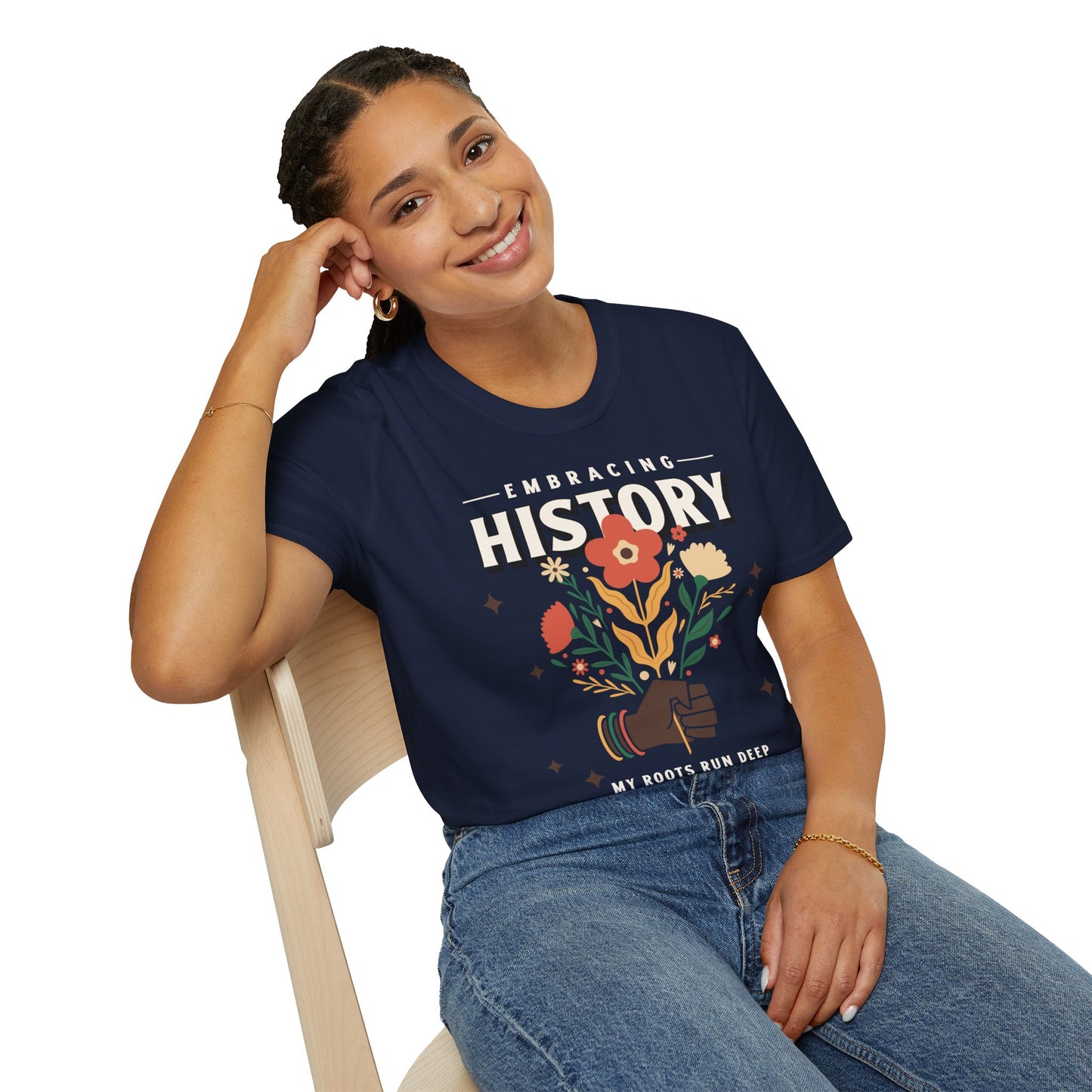 T-shirt "My Roos Run Deep, Embracing History" | Women | Romero's - Embracing Diversity