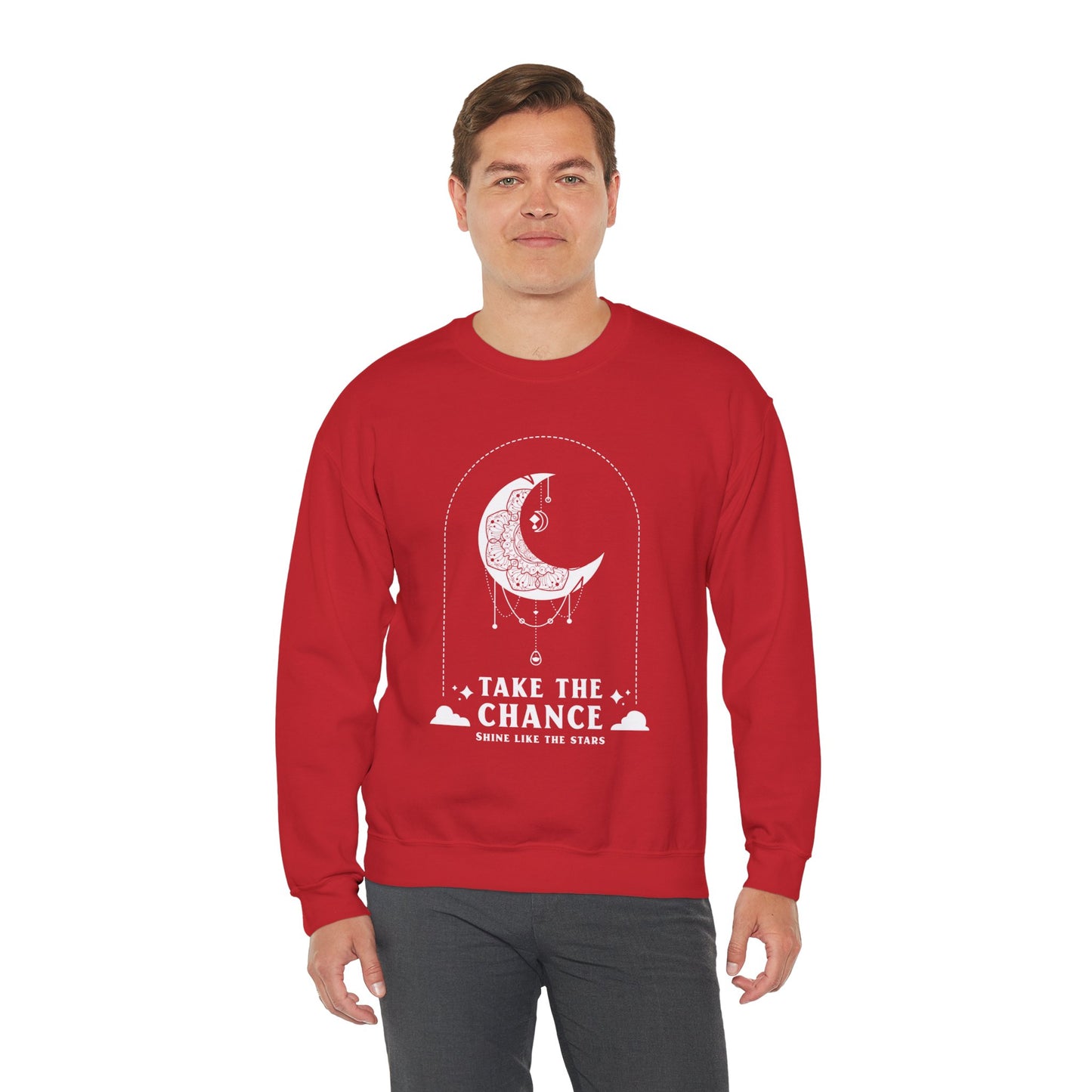 Sweatshirt "Take the Chance, Shine like the Stars" - Man