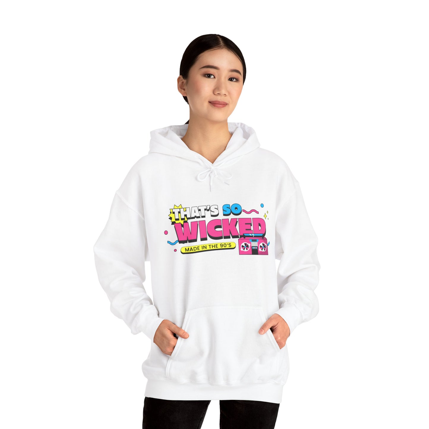 "90's Kid" Hooded Sweatshirt - Woman