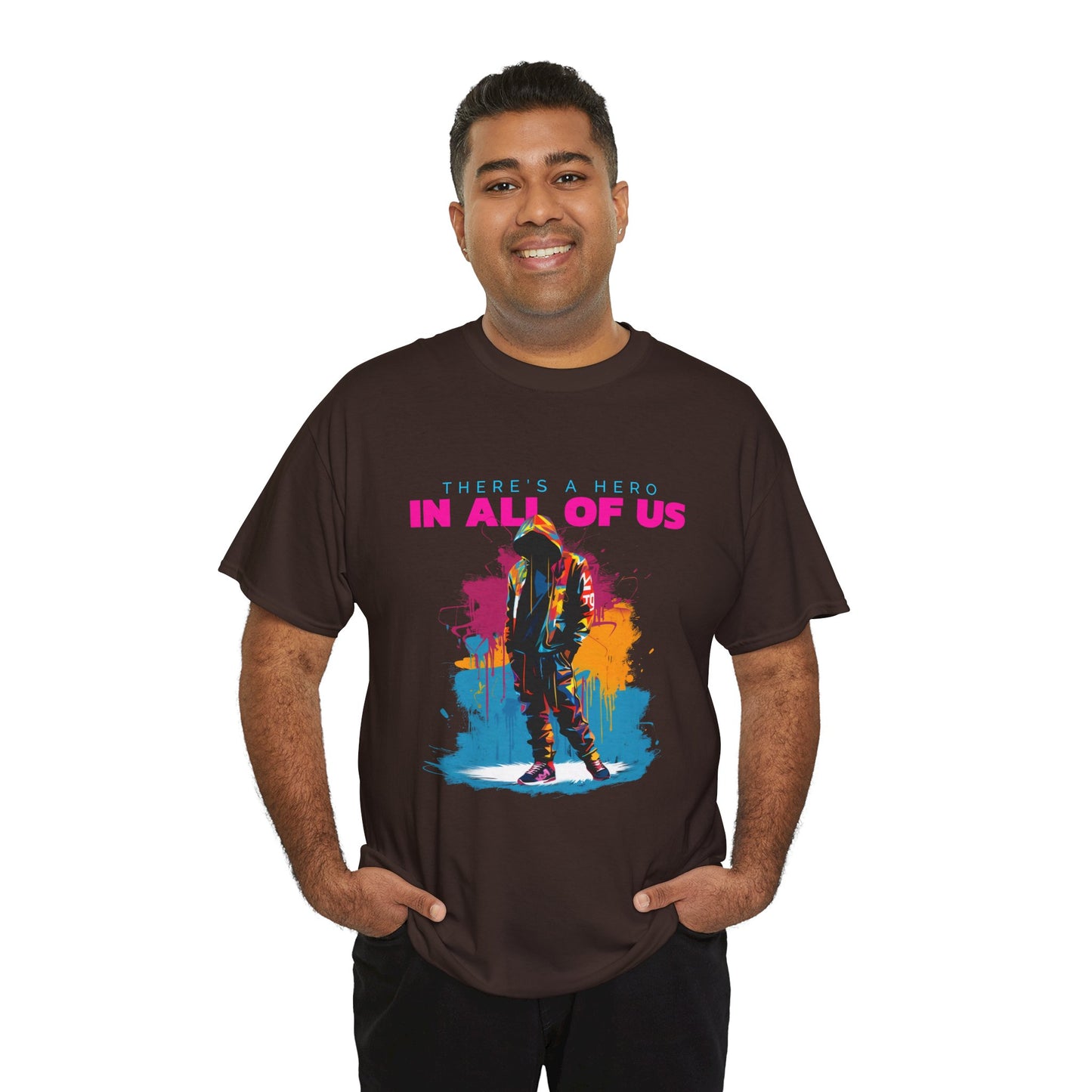 T-shirt - "Há um Herói em Todos Nós" | Homens | Romero