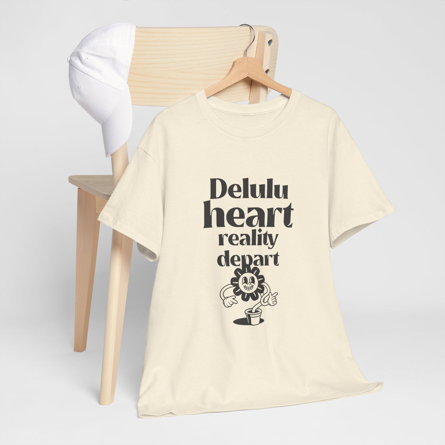 T-shirt -"Delulu Heart, Reality Depart" - Women -  Romero's