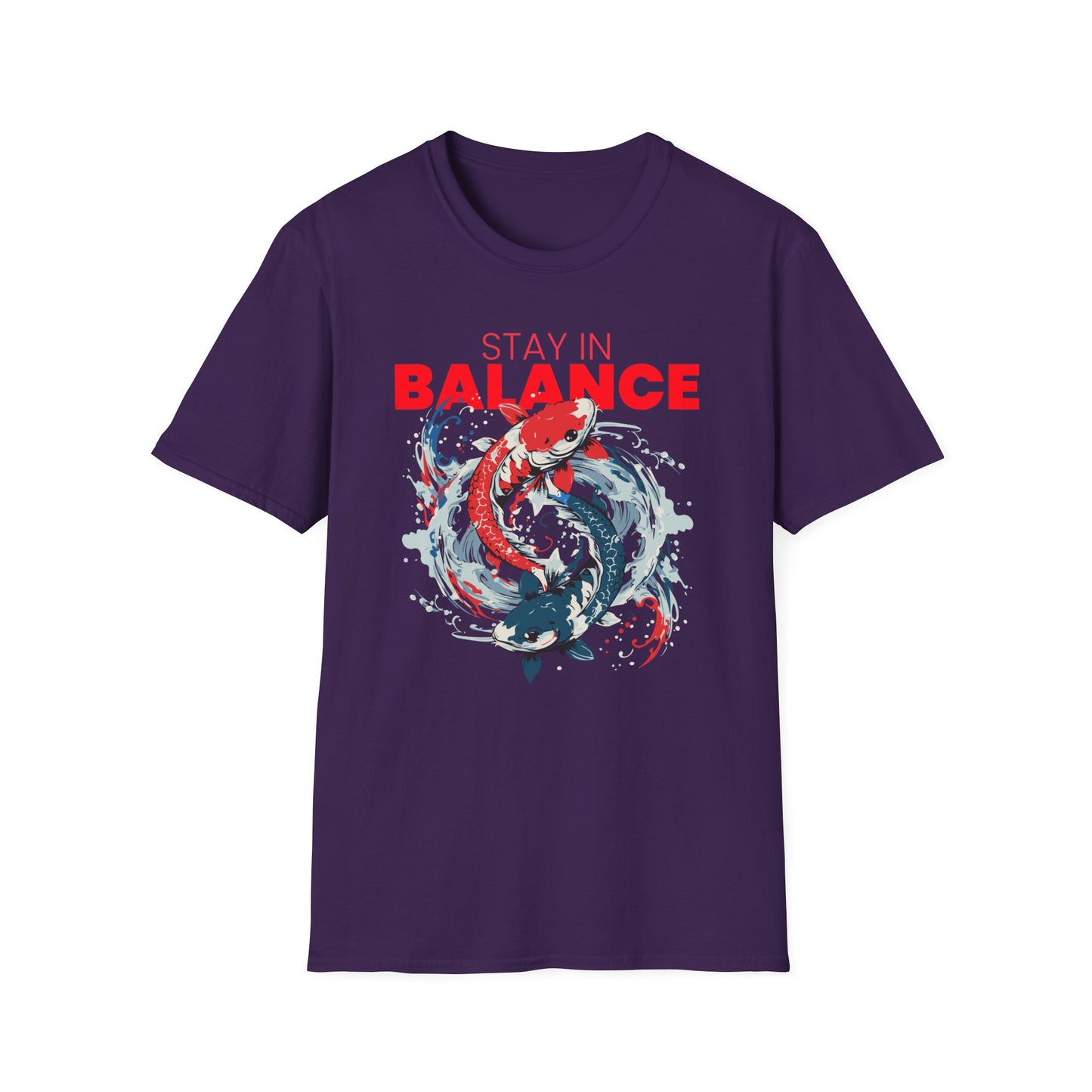 T-Shirt "Stay in Balance: Peces Ying Yang" | Men | Romero's - Estilo con Intención