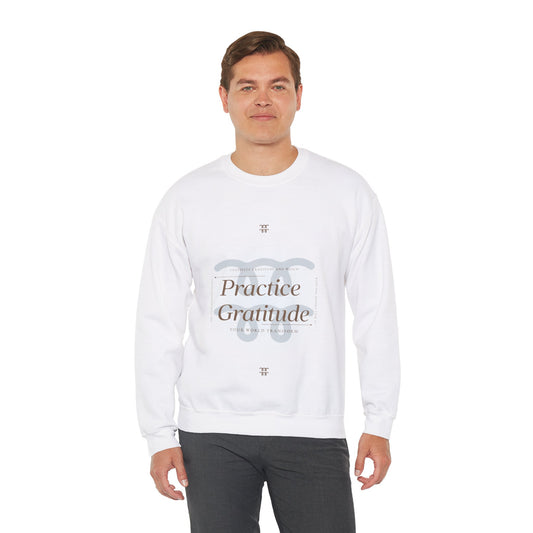 Sweatshirt "Pratique a Gratidão" - Homem