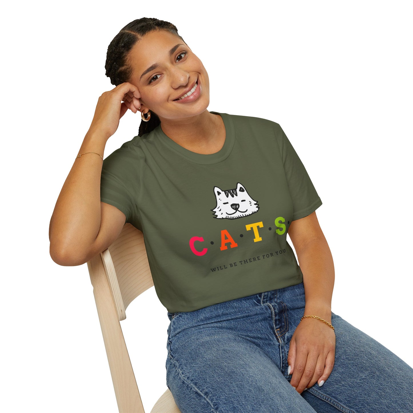 T-Shirt "Cats will be there for you" | Menu