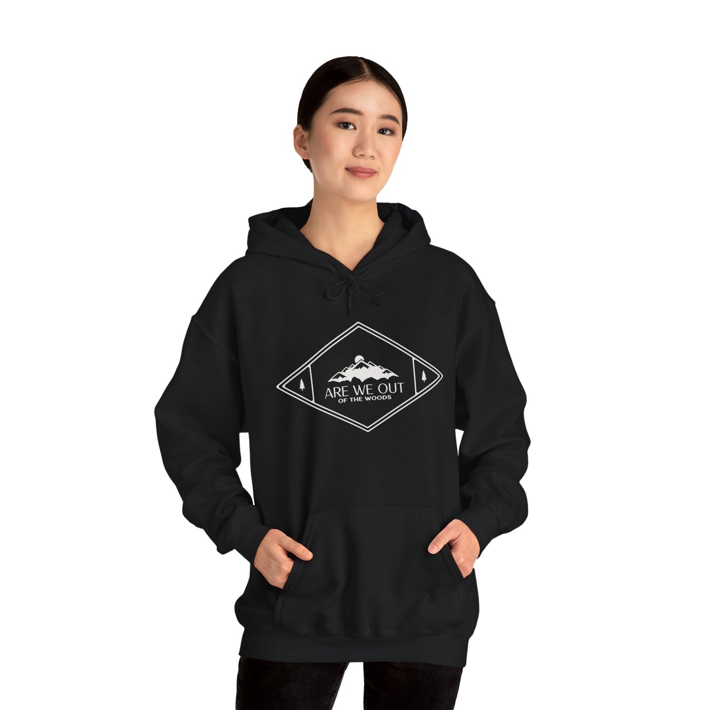 Hooded Sweatshirt "Are we out of the woods" - Woman