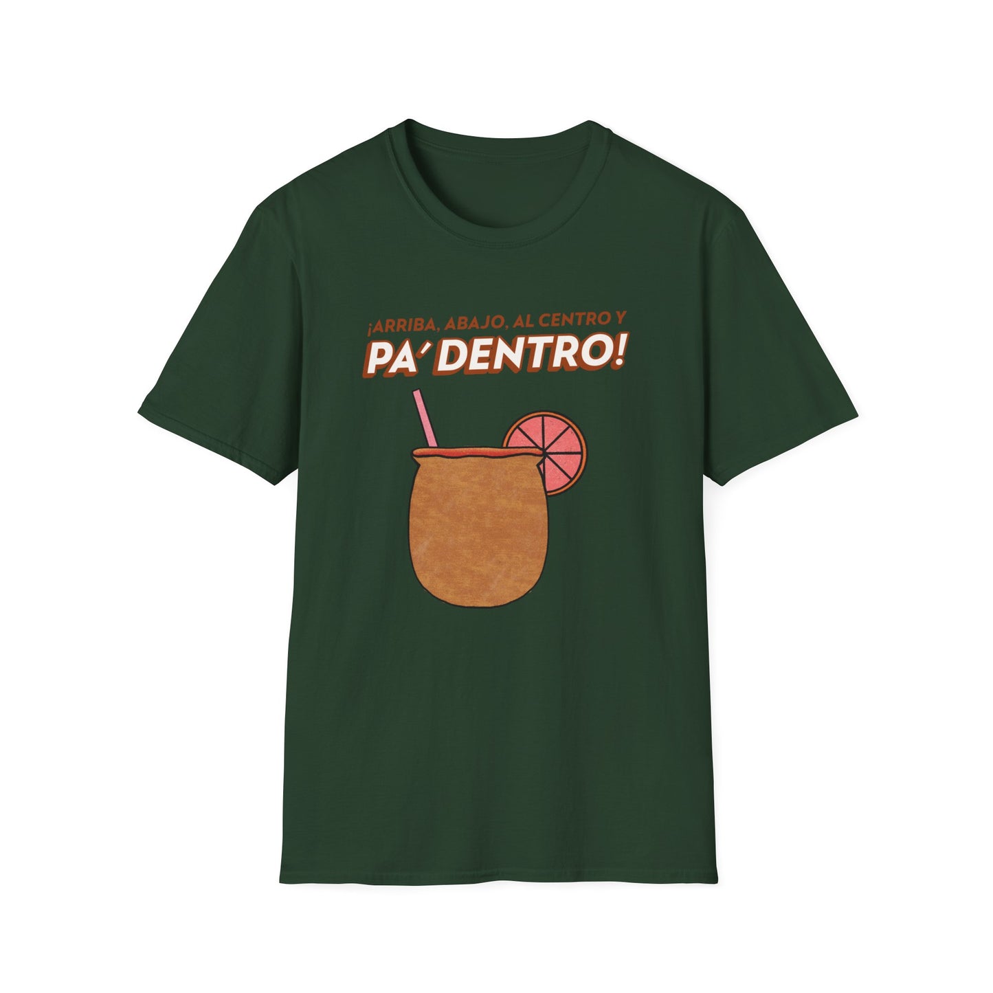 T-Shirt "Para cima, para baixo, para o centro e para dentro" - Homem