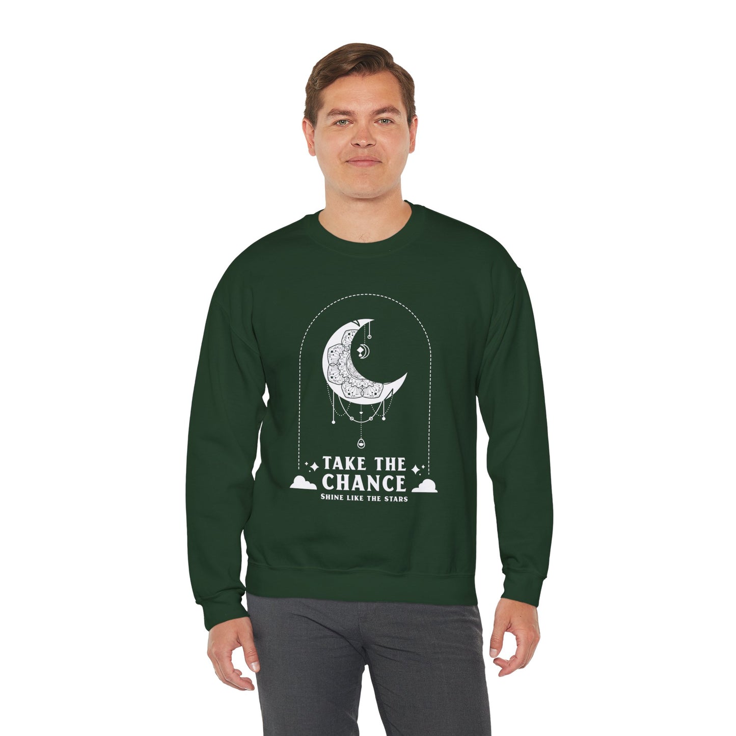 Sweatshirt "Take the Chance, Shine like the Stars" - Man