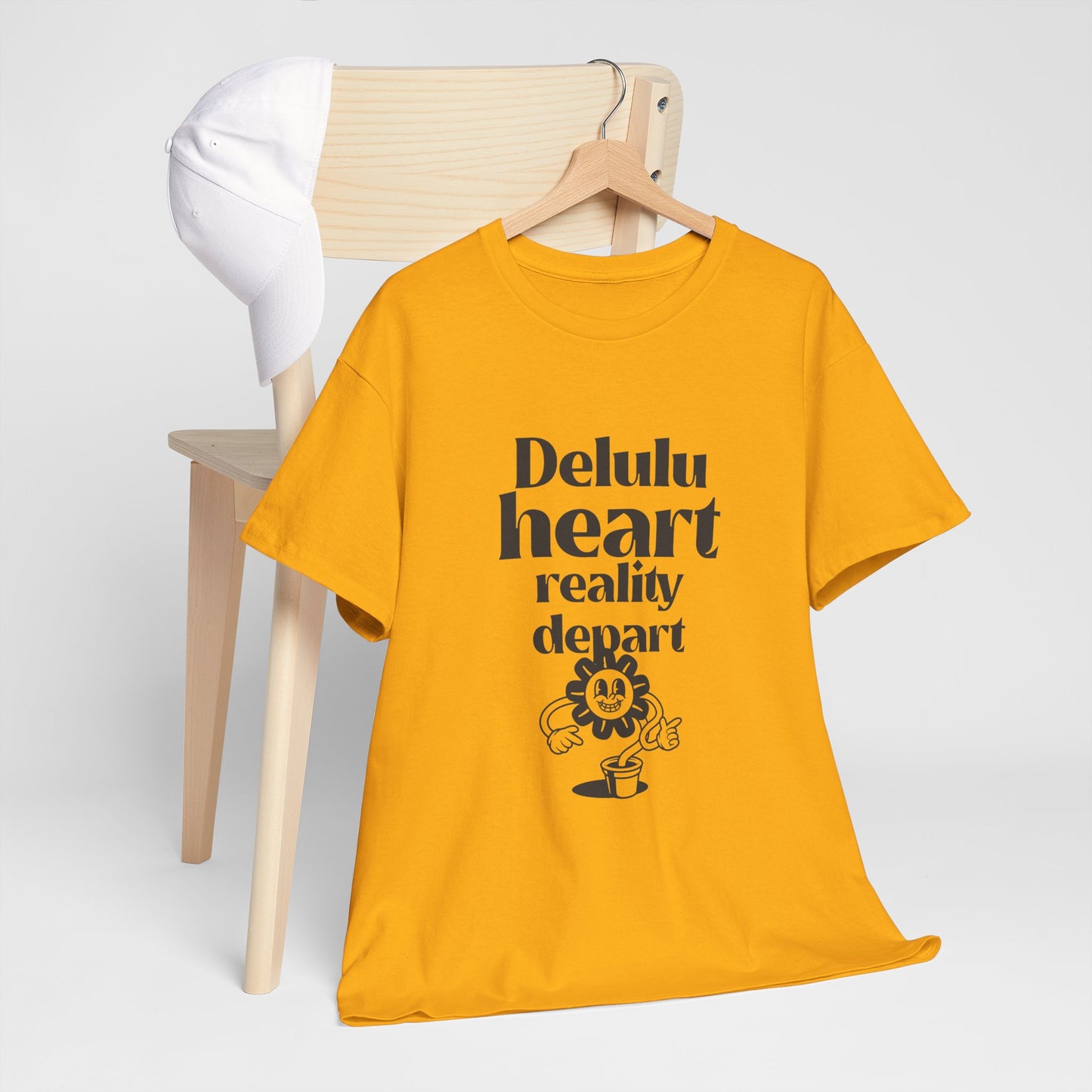 T-shirt -"Delulu Heart, Reality Depart" - Women -  Romero's